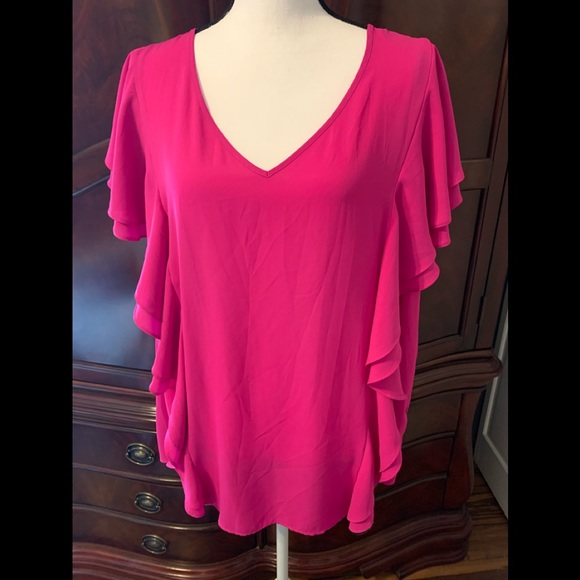 Jennifer Lopez Tops - Jennifer Lopez Pink Blouse